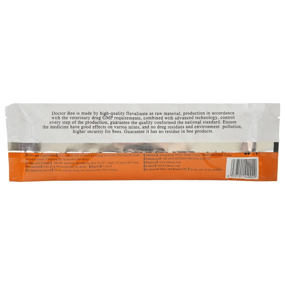 Doctor Bee 1/2 strips - 20 x Fluvalinate strips