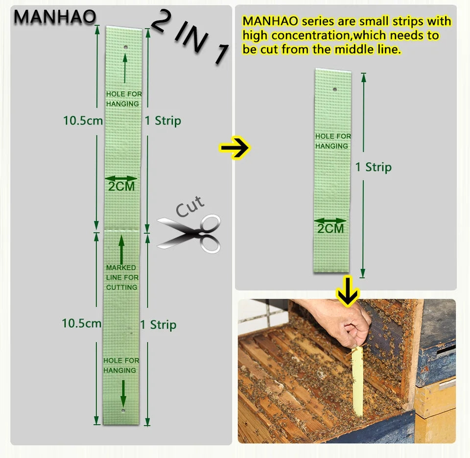 Manhao Pro - 40 x Fluvalinate strips