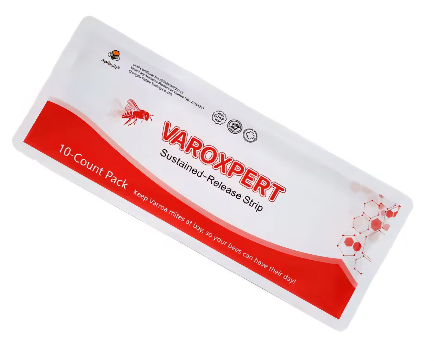 Varoxpert - Slow Release Amitraz miticide (10 strip pack)