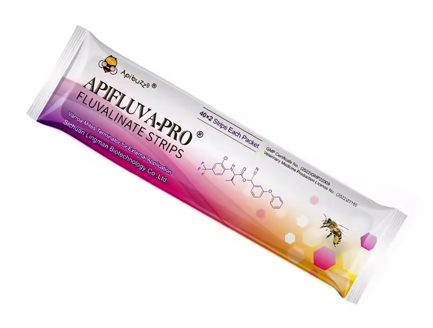 Apifluva-Pro 40 x Fluvalinate strips