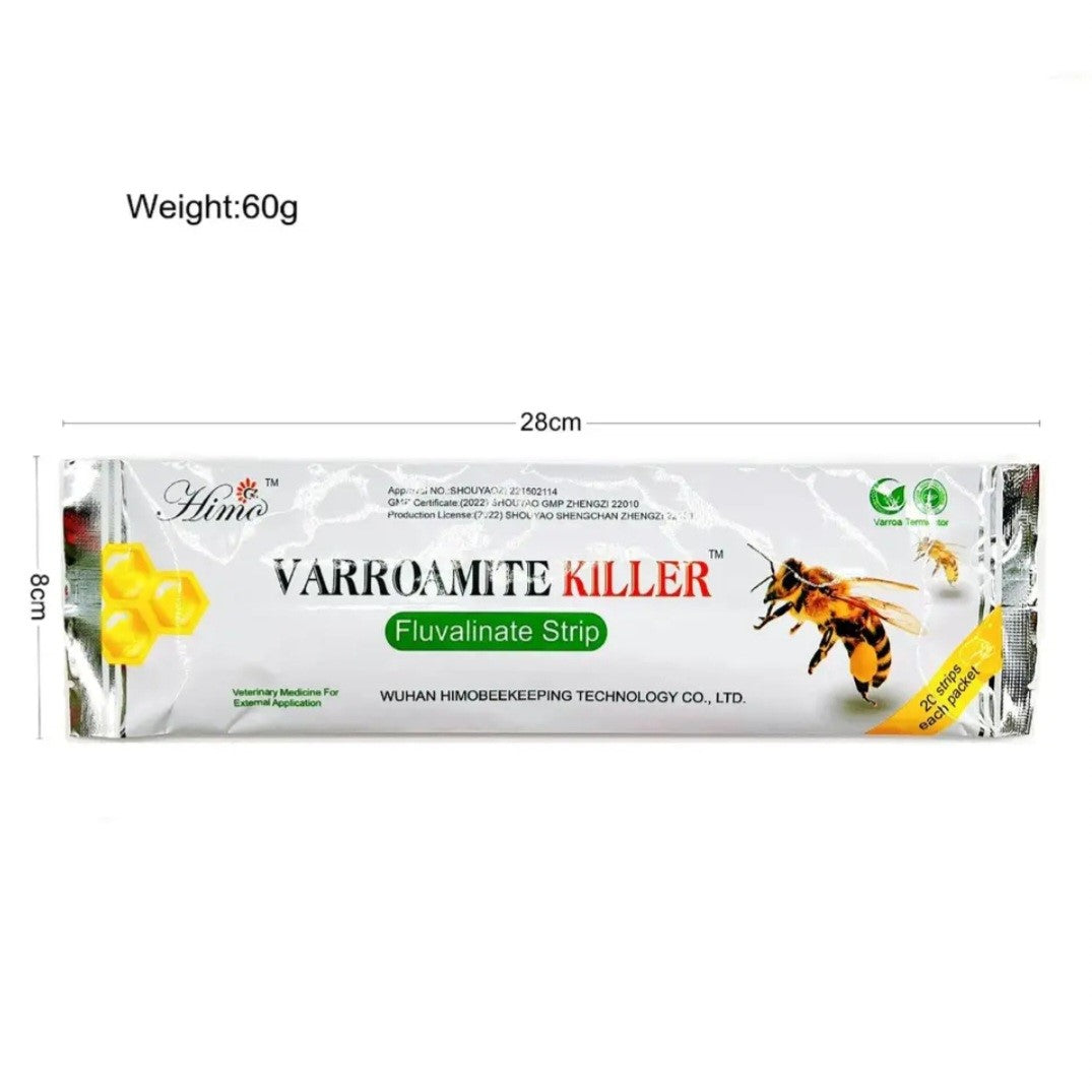 Varroamite Killer - 20 Fluvalinate strips